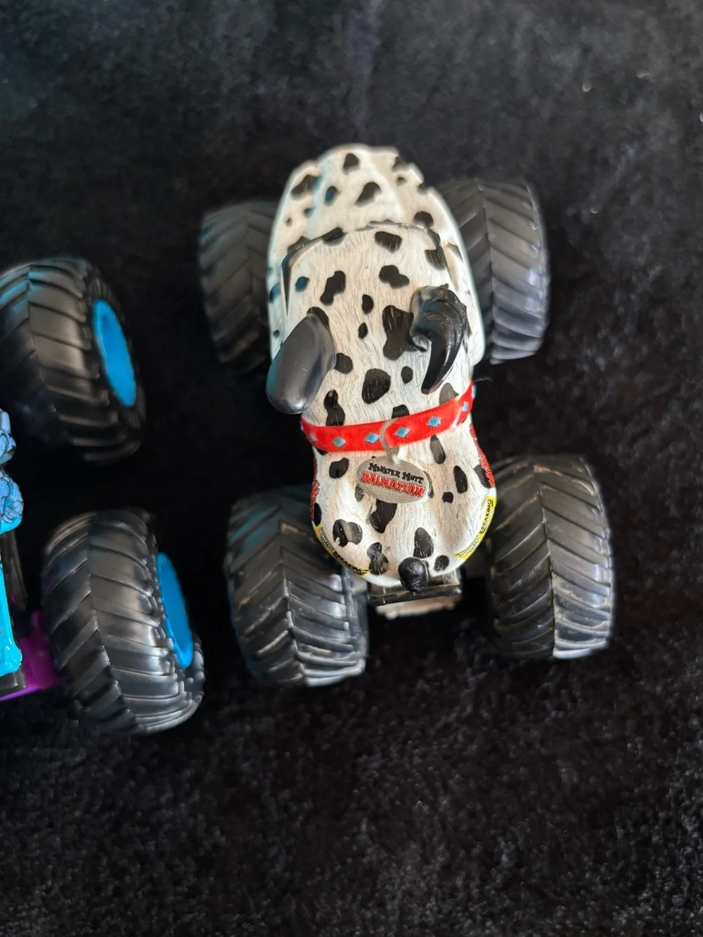 Monster Jam Trucks Hot Wheels Bundle Of 2 Mega Rex & Mutt Dalmation Play/Collect